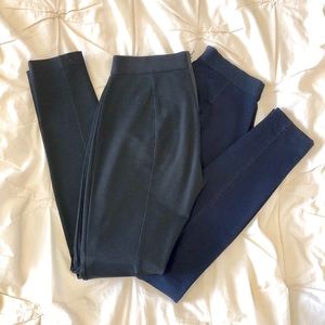 J. Crew Pixie leggings - navy & black